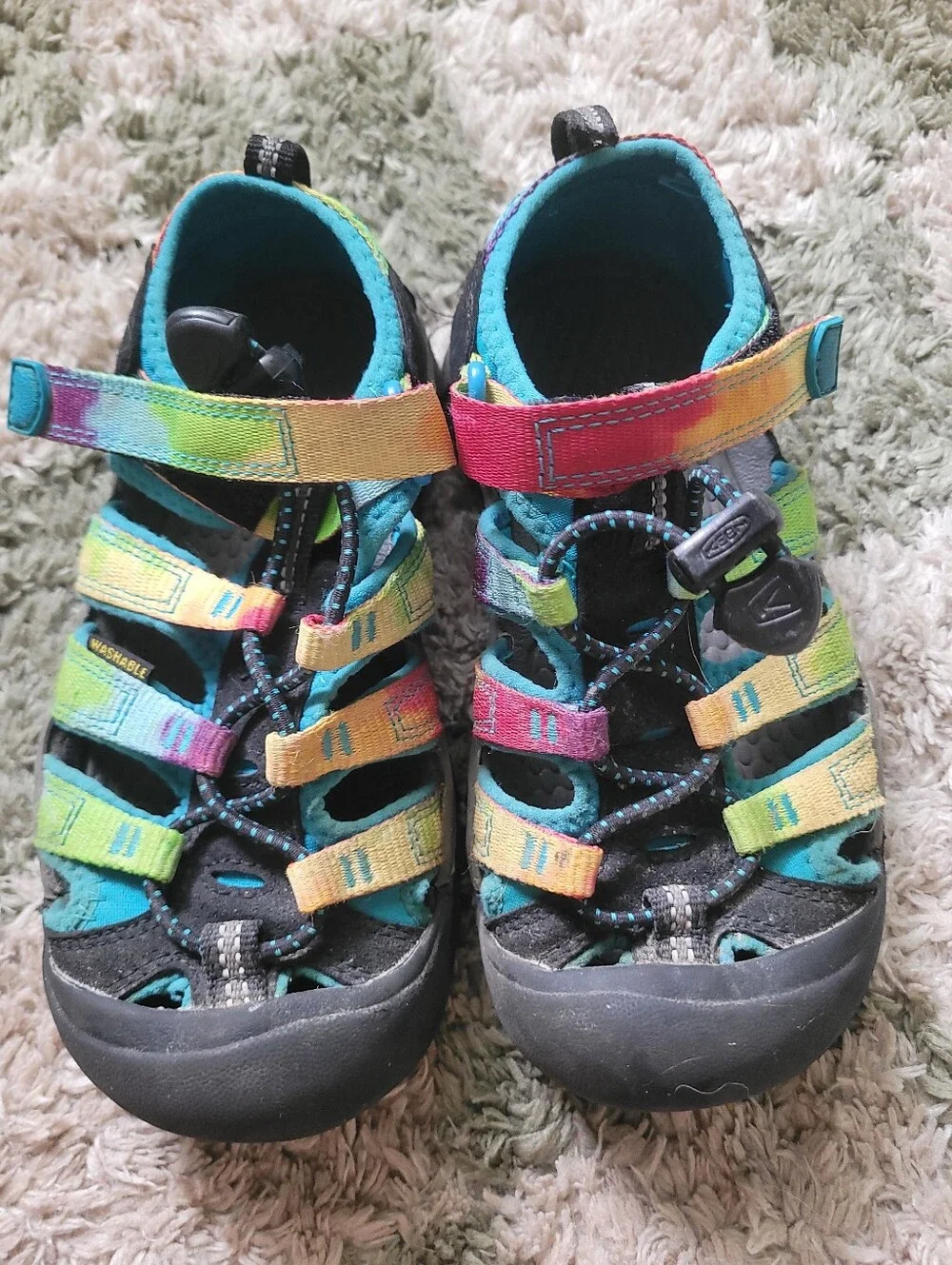 Keen Kids Rainbow Multi-Color Strappy Sandals
